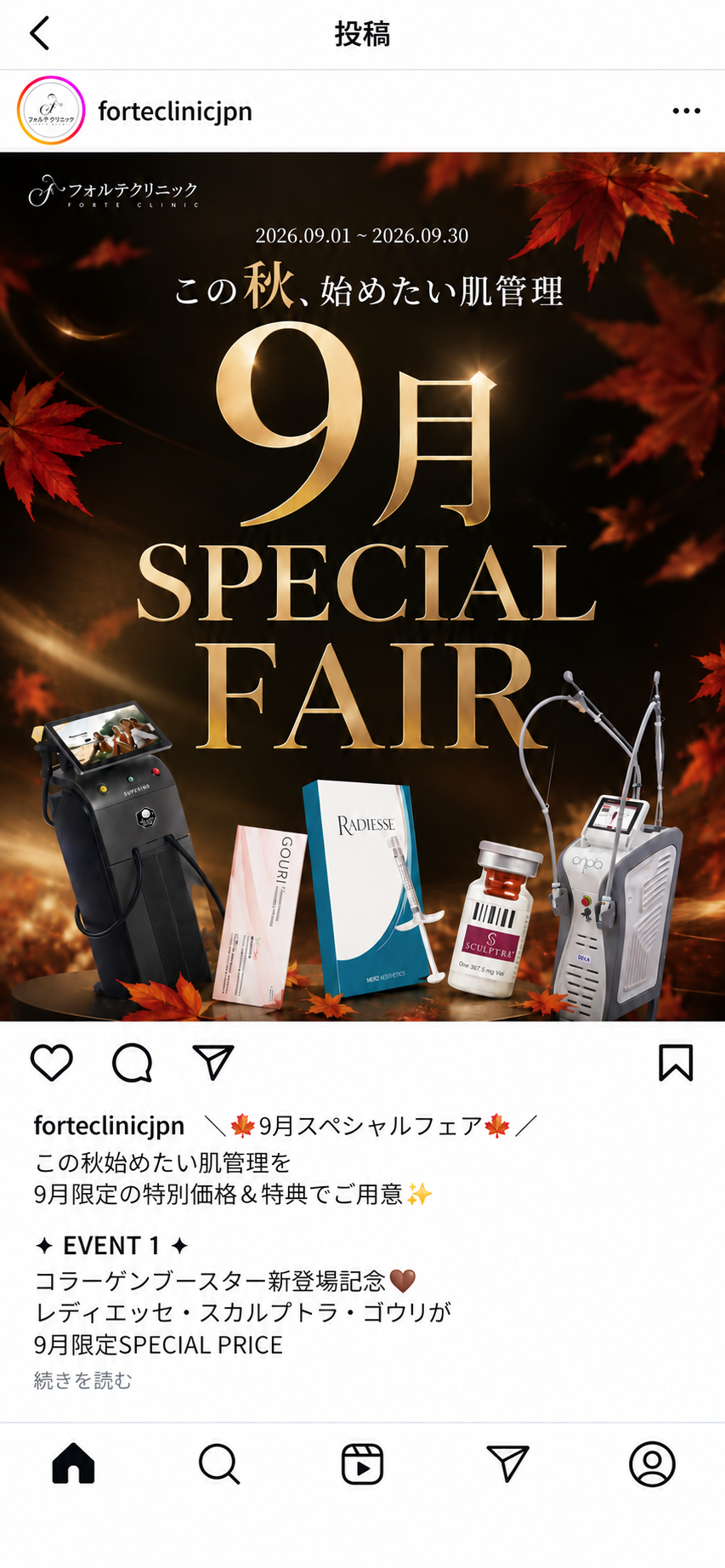 Instagram投稿向けの展開例